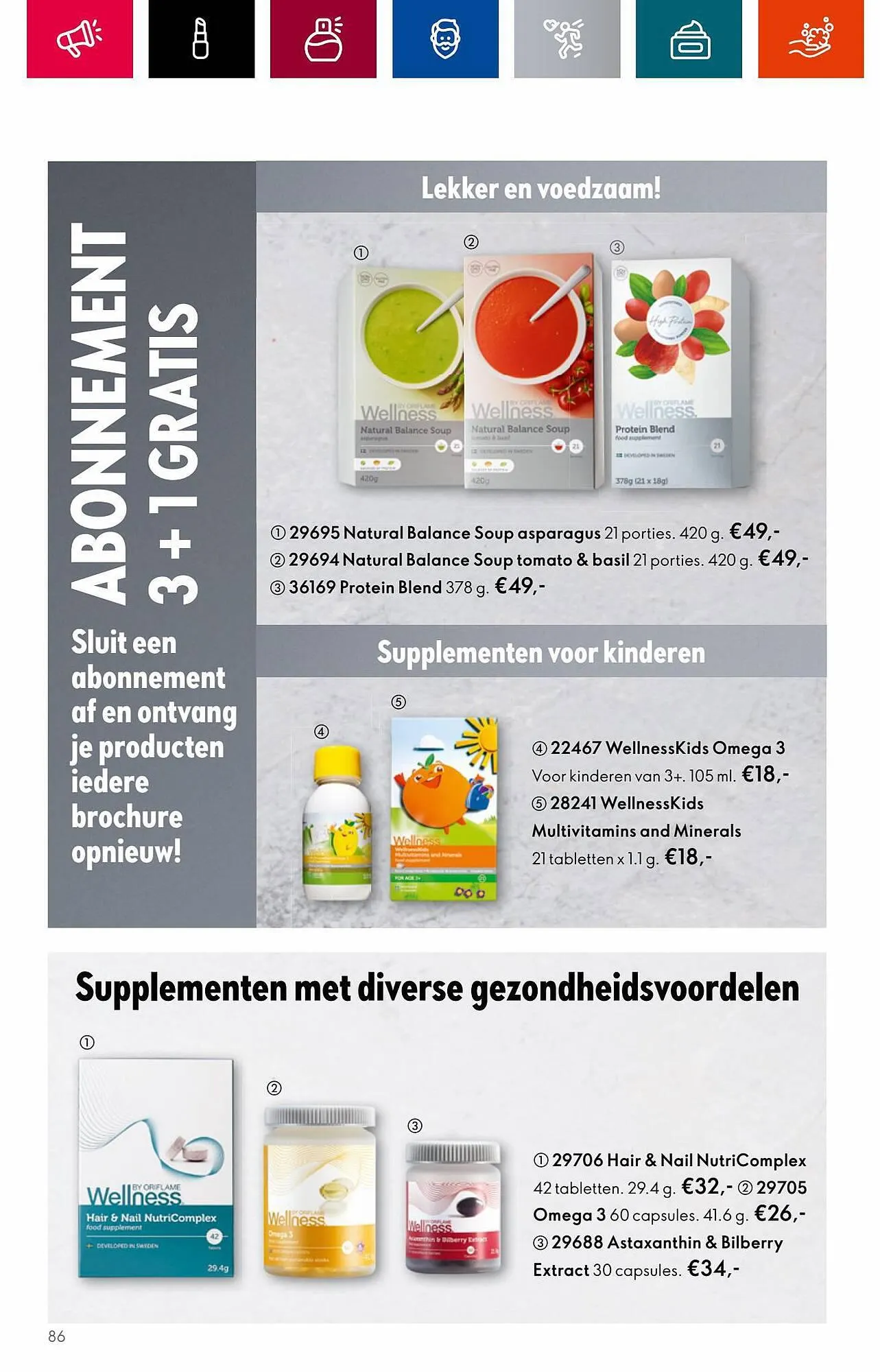 Oriflame folder van 18 juli tot 1 augustus 2023 - Folder pagina 86