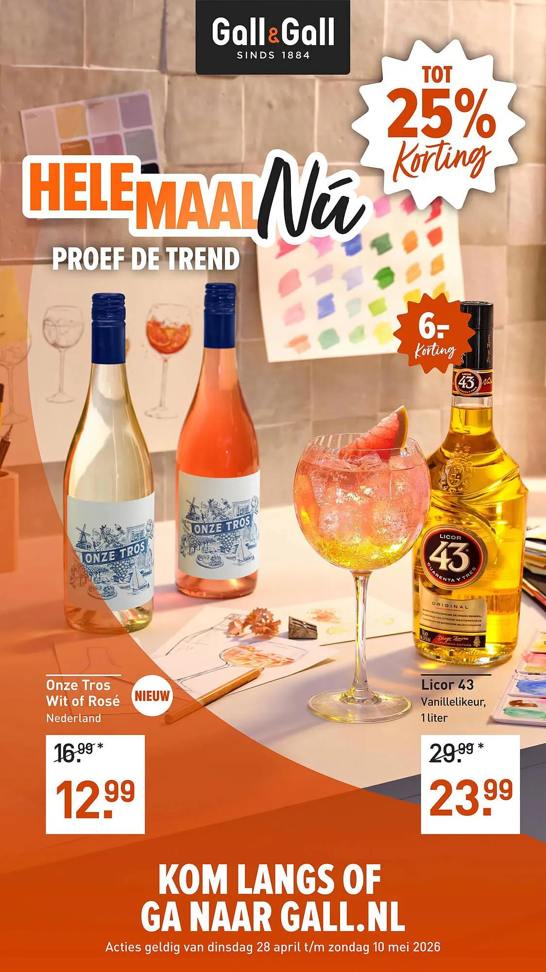 Gall & Gall folder van 28 april tot 3 mei 2026 - Folder pagina 1