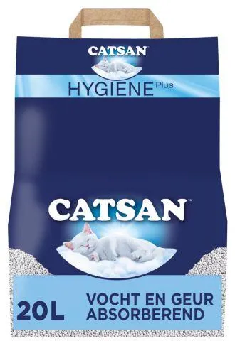 Catsan Hygiene Plus - Kattenbakvulling - 20 L