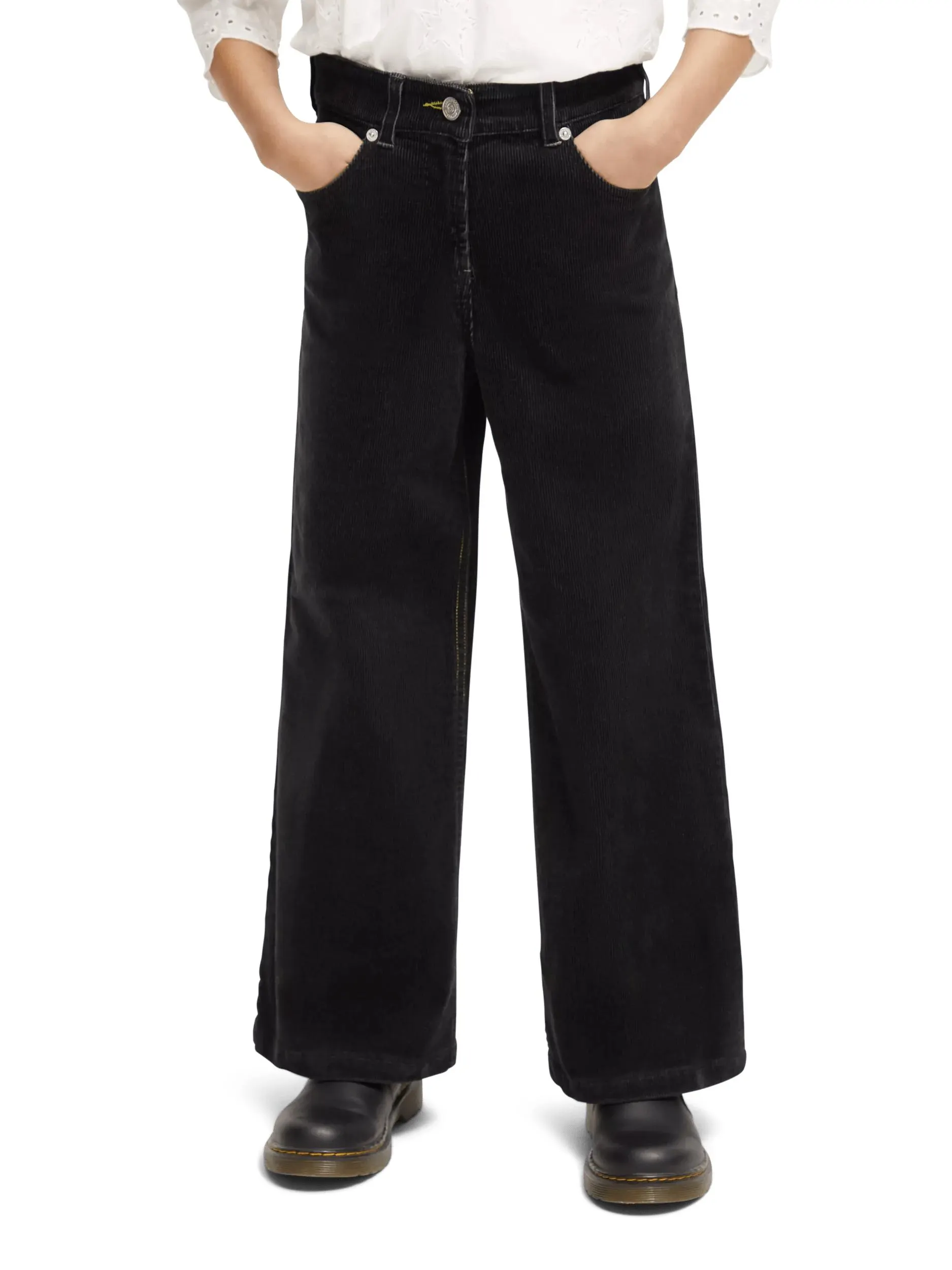 The Wave high-rise super-wide leg corduroy jeans
