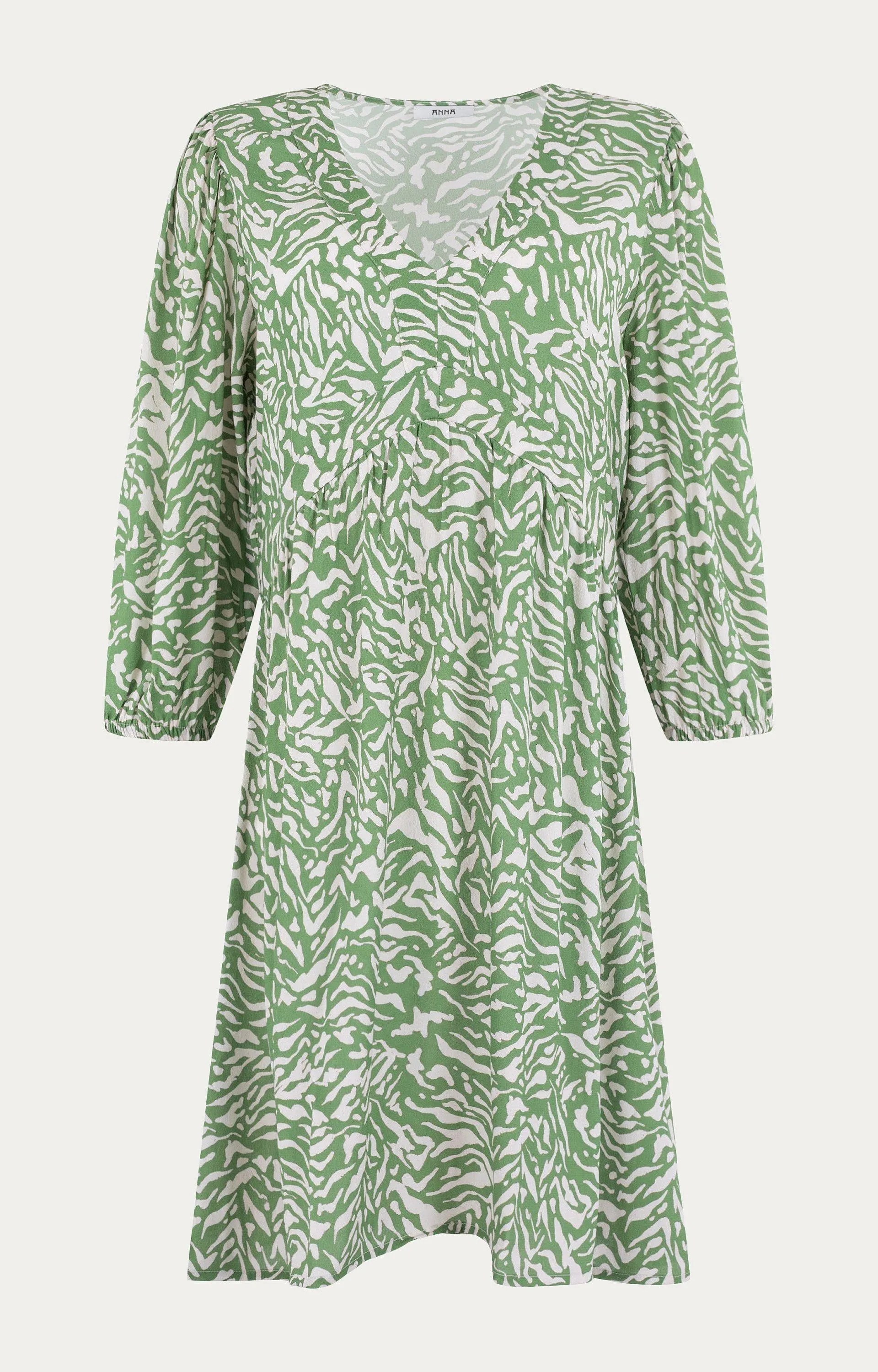 Anna Dames Jurk met all-over dessin