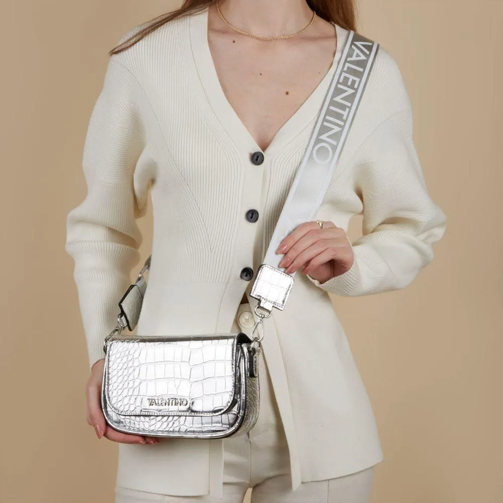 Miramar Zilverkleurige Crossbody Tas VBS7UE02MARGENTO