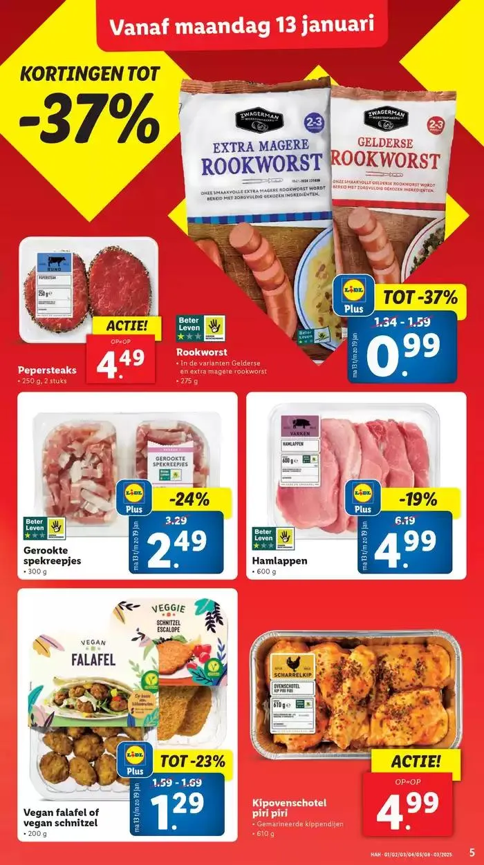 Topdeals en kortingen van 9 januari tot 22 januari 2025 - Folder pagina 5