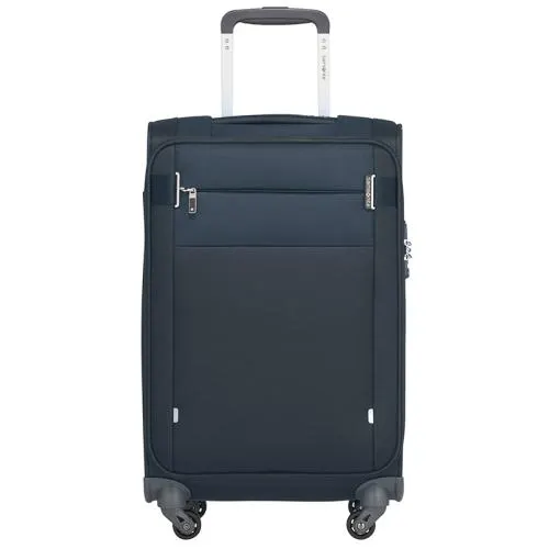 Zachte Handbagage Koffer / Trolley / Reiskoffer 55x35x20 cm Citybeat Navy