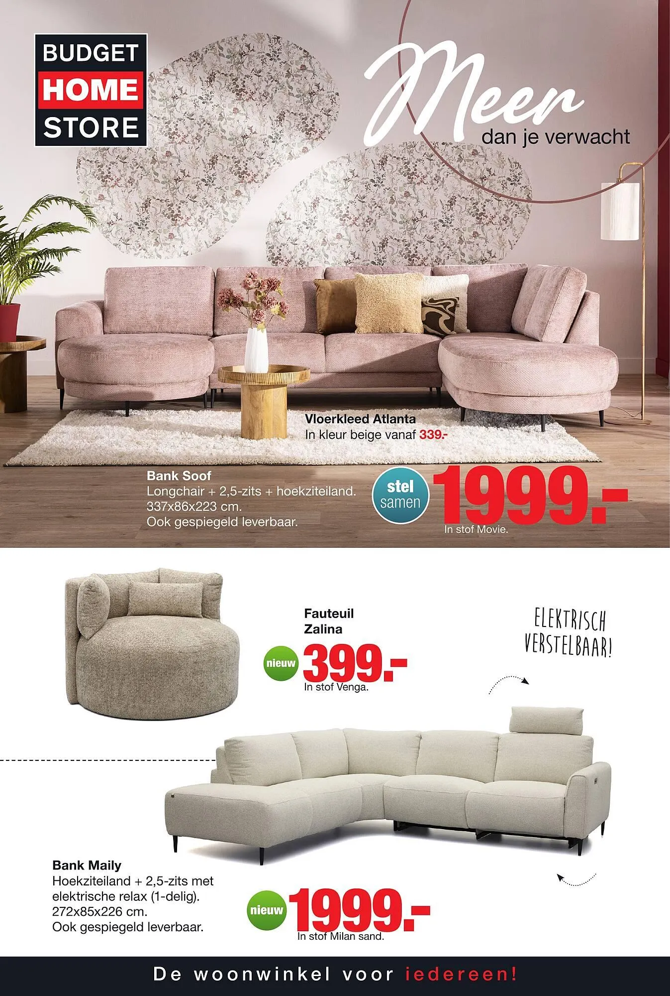 Budget Home Store folder van 14 september tot 10 oktober 2025 - Folder pagina 1