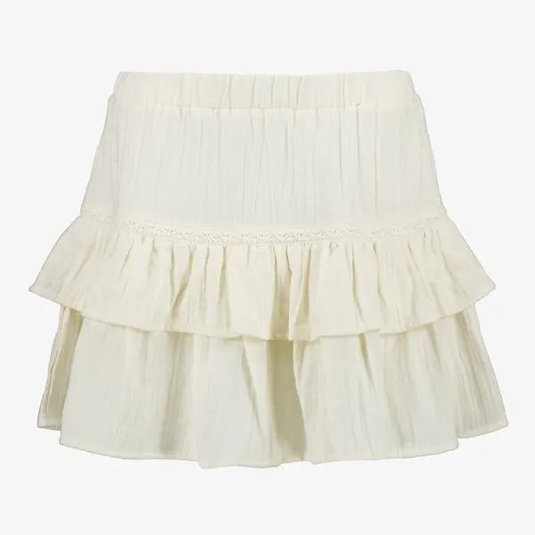 TwoDay dames rok wit met ruches