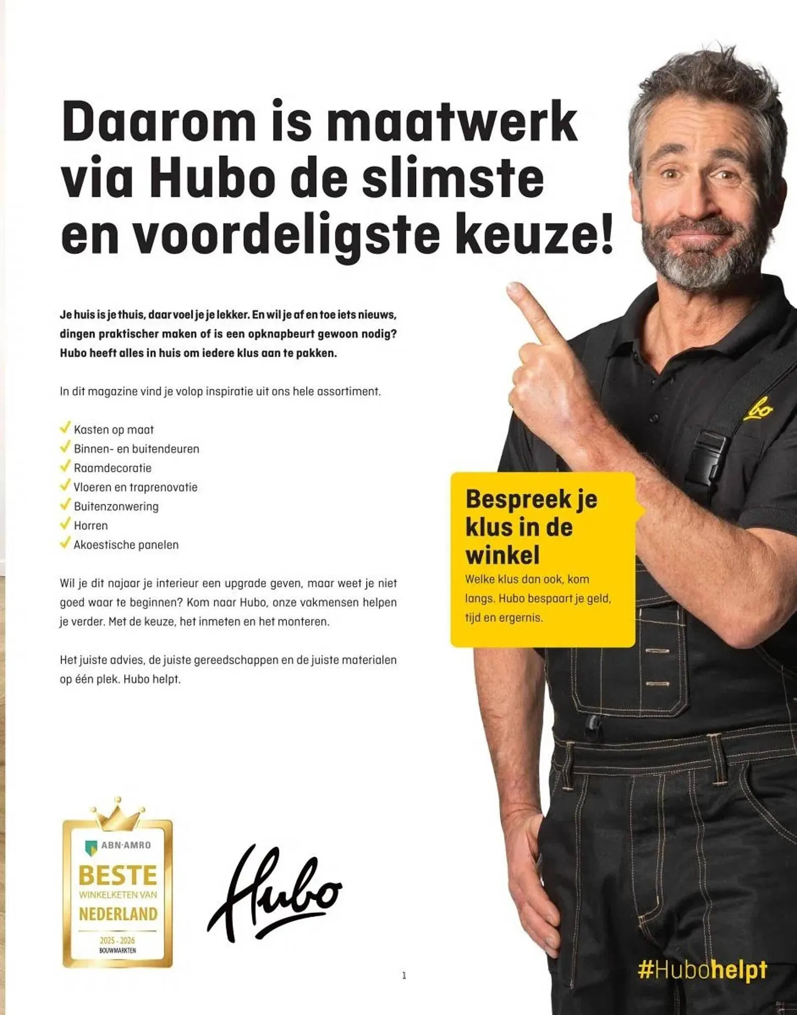 Hubo folder van 30 oktober tot 1 december 2025 - Folder pagina 3