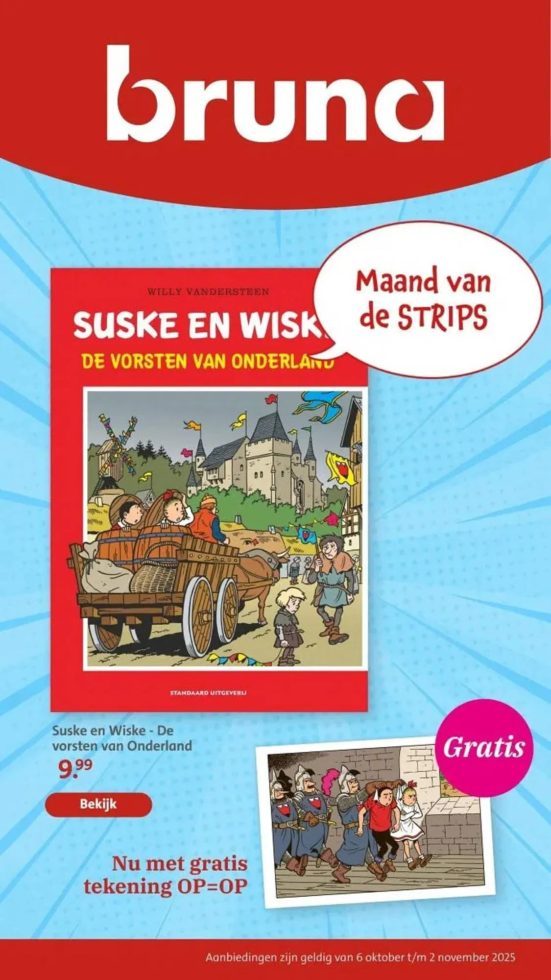 Bruna folder van 6 oktober tot 2 november 2025 - Folder pagina 1