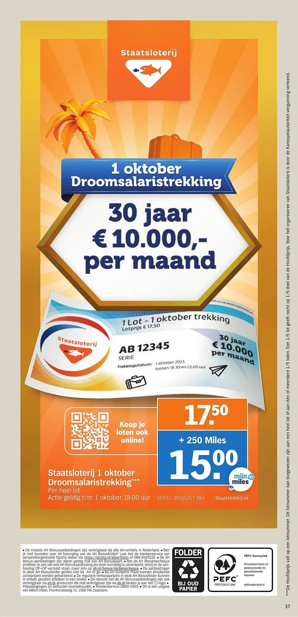 Albert Heijn folder week 39 van 25 september tot 1 oktober 2023 - Folder pagina 37