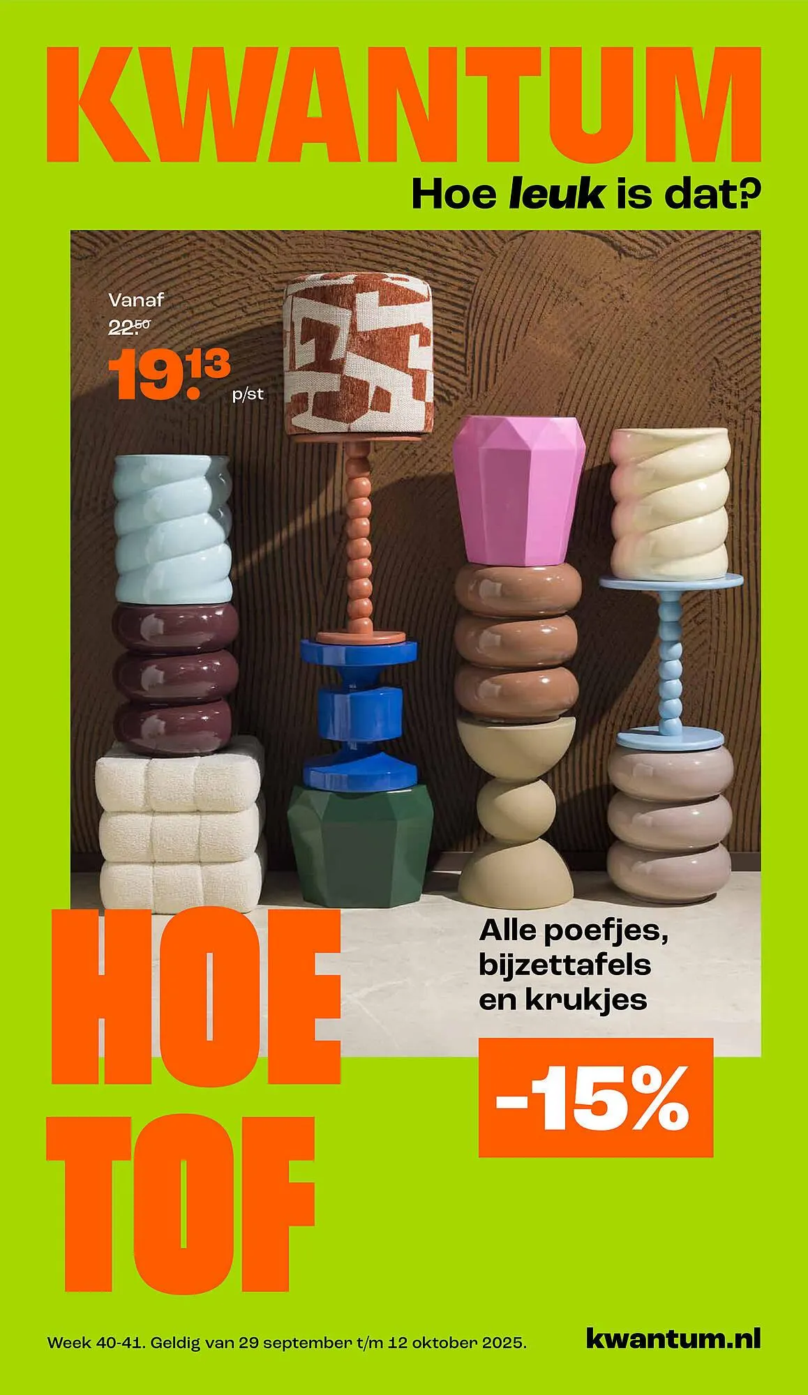 Kwantum folder van 29 september tot 12 oktober 2025 - Folder pagina 1