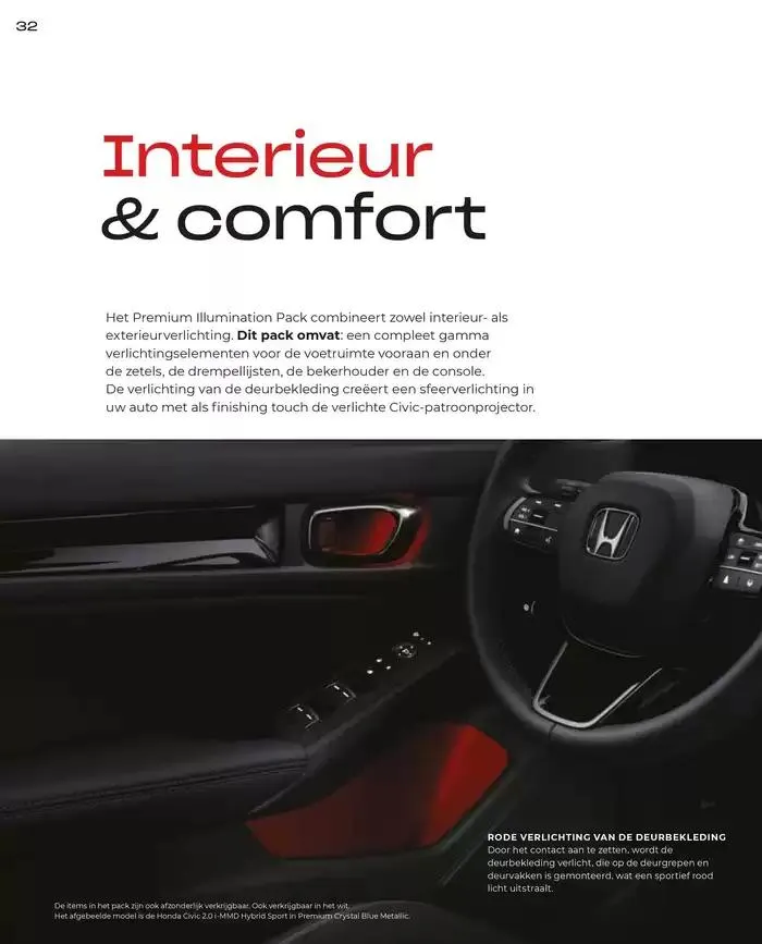 Civic Accessories van 19 november tot 30 juni 2025 - Folder pagina 32