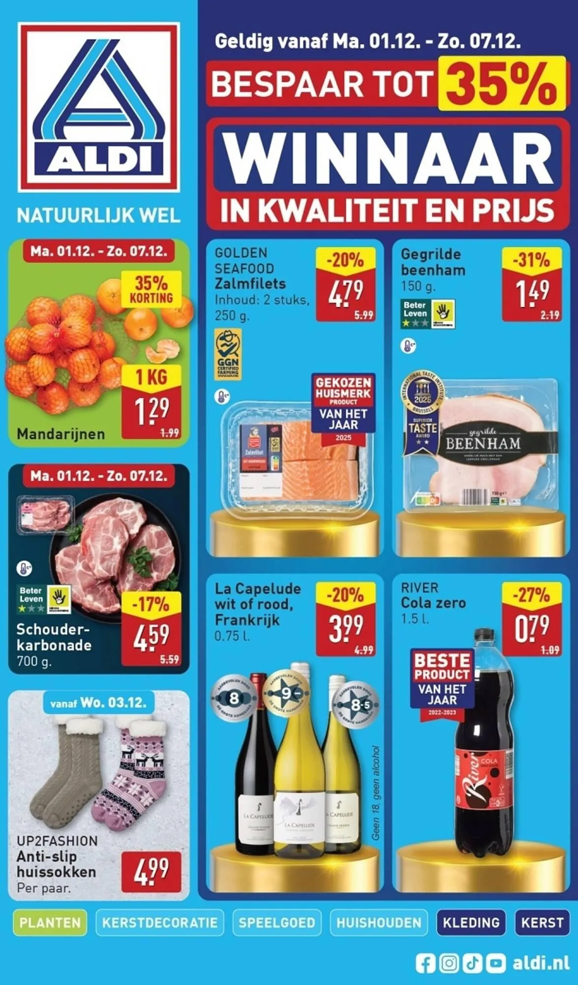 ALDI folder van 1 december tot 7 december 2025 - Folder pagina 1