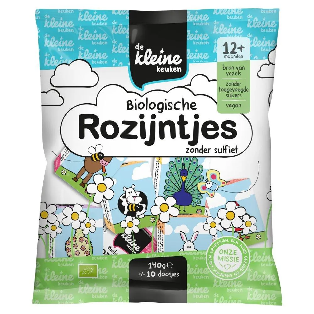 Kleine keuken bio rozijntjes