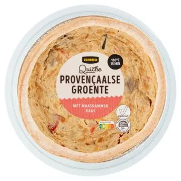 Jumbo Quiche Provençaalse Groente met Maasdammer Kaas 300g