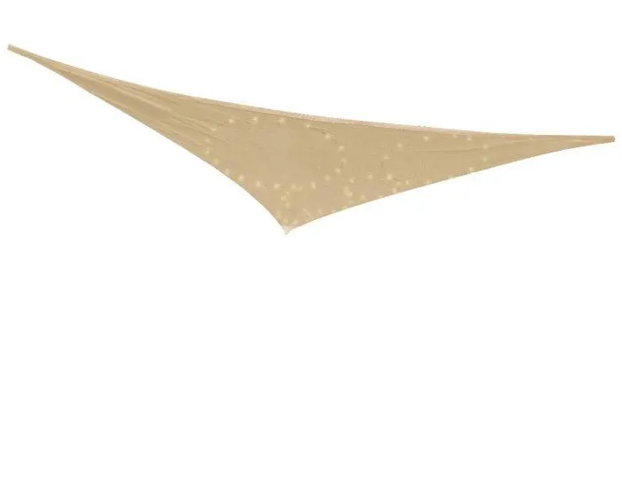 Outdoor 3 x 3 x 3 white LED verlicht schaduwdoek