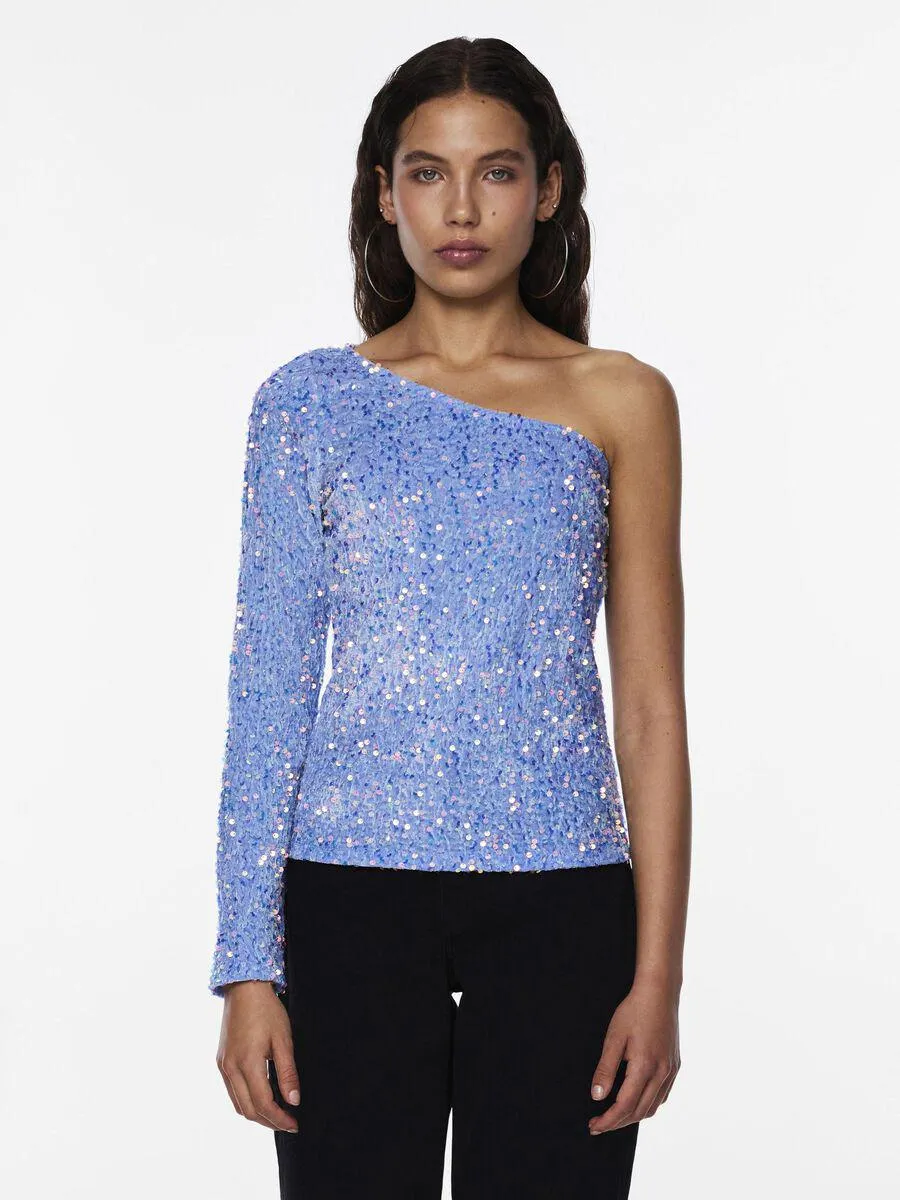 PCNYLLA OS COLD-SHOULDER TOP