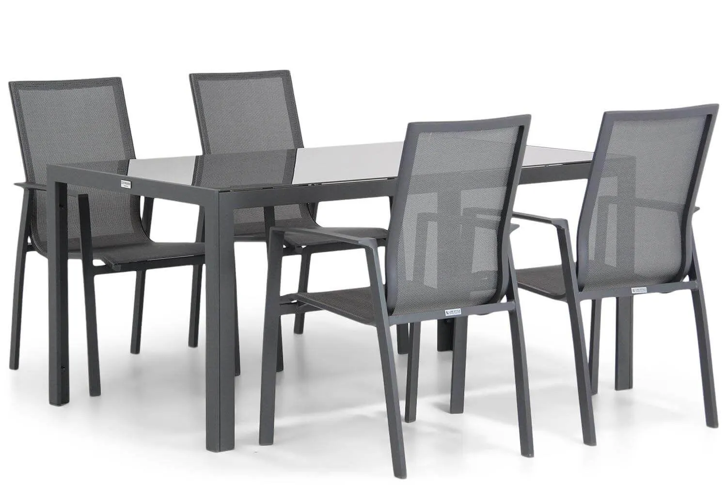Lifestyle Ultimate/Mondello 160 cm dining tuinset 5-delig