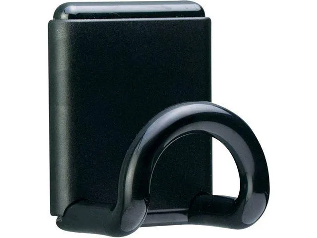 Unilux Magnetische Kapstokhaak, 100 x 80 mm, ABS, Zwart