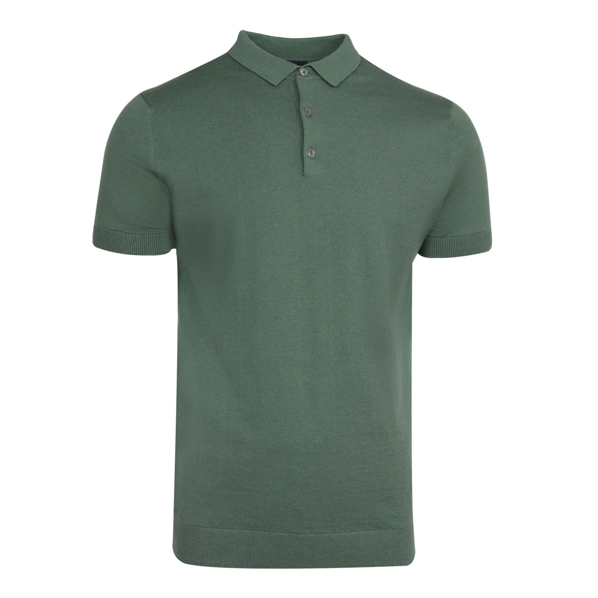 Felix Katoen Zijde Polo Groen