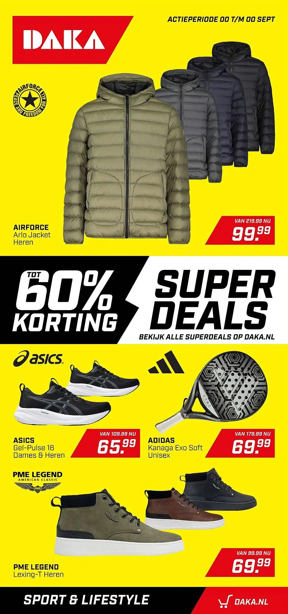 Daka Sport folder van 29 september tot 5 oktober 2025 - Folder pagina 1