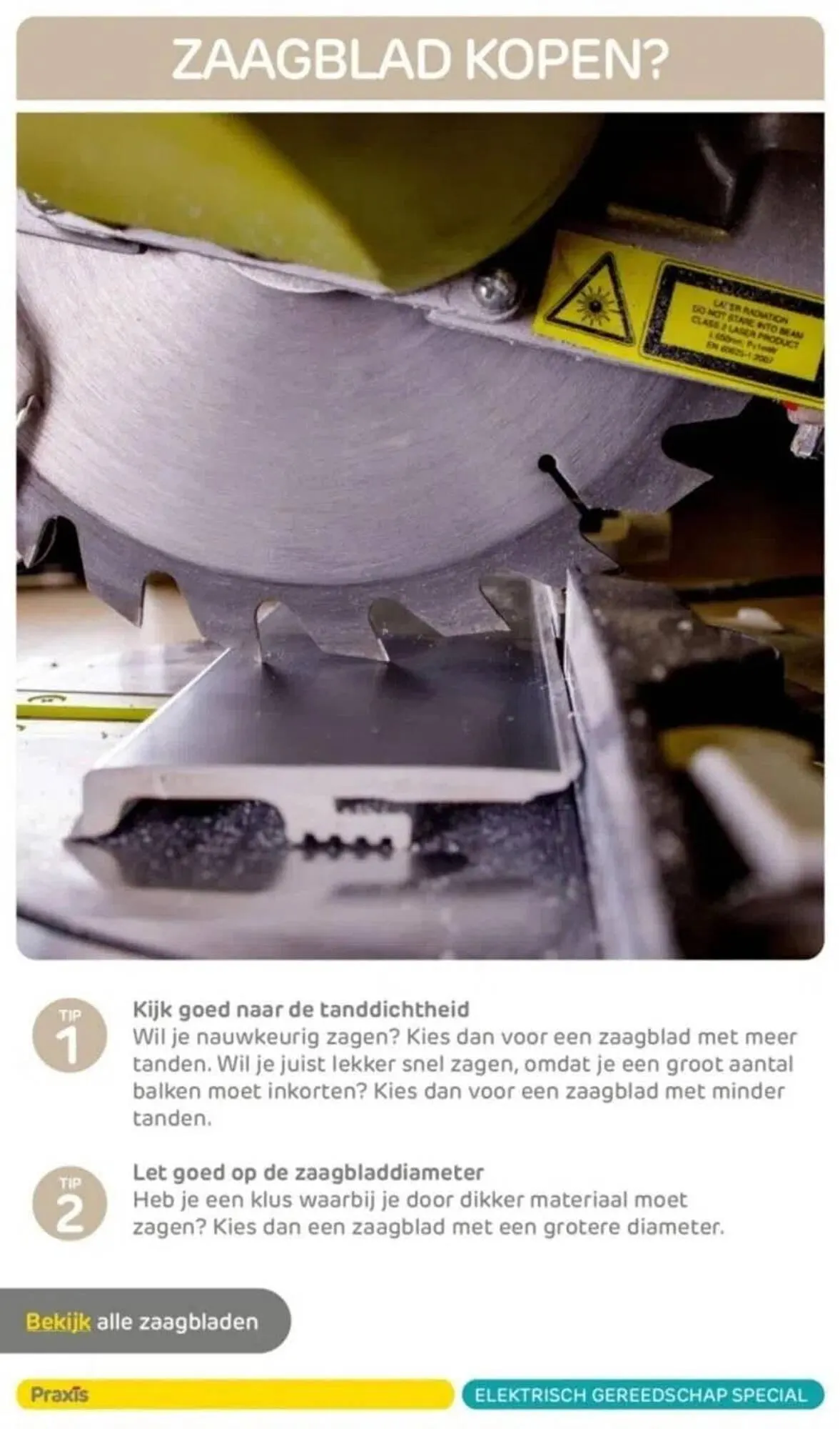 Praxis folder - Elektrisch Gereedschap van 16 november tot 31 juli 2023 - Folder pagina 21