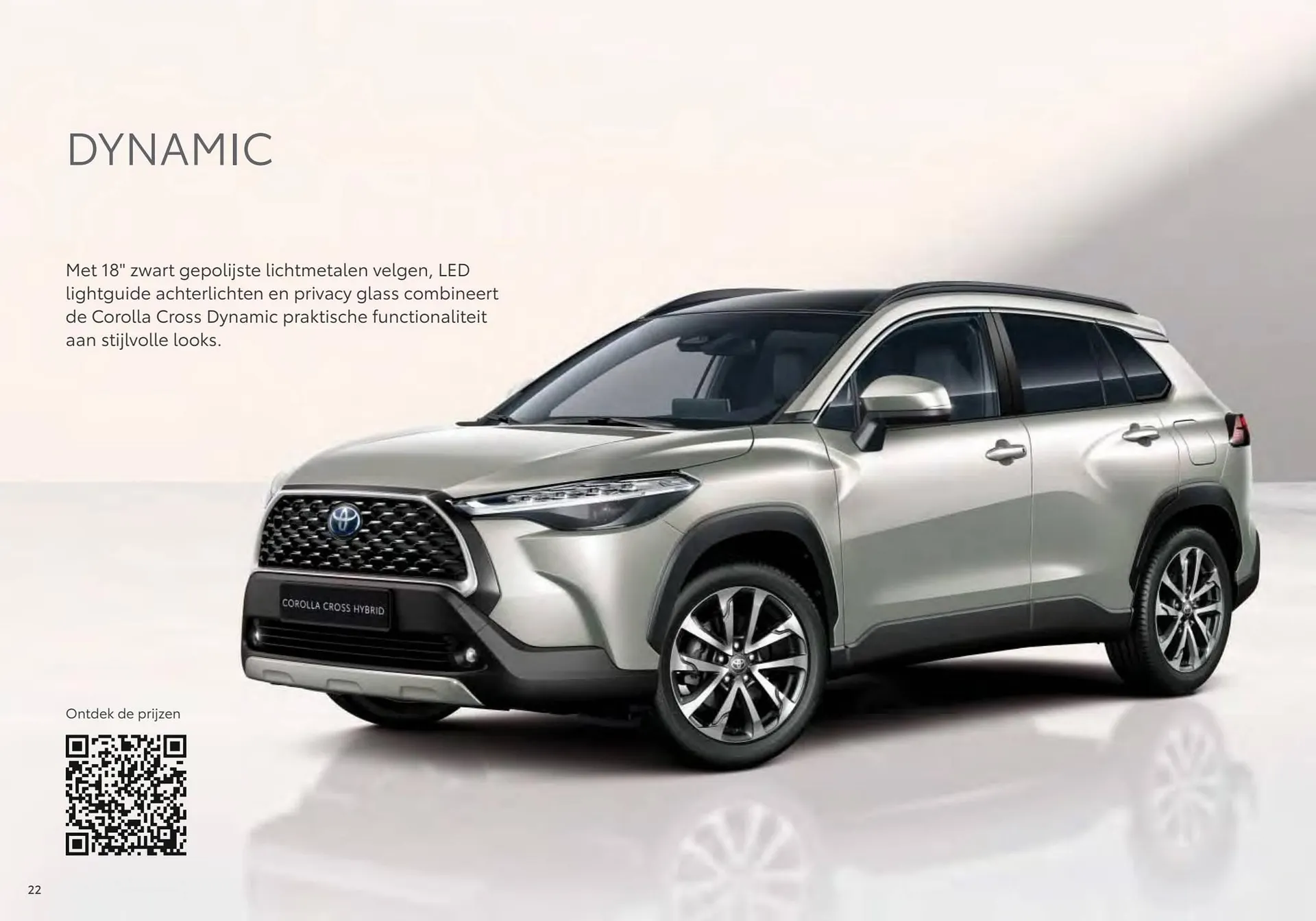 Toyota Corolla Cross folder van 8 januari tot 8 januari 2024 - Folder pagina 22