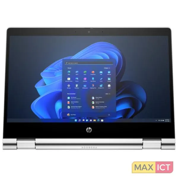 HP Pro x360 435 G10 AMD Ryzen™ 5 7530U Hybride (2-in-1) 33,8 cm (13.3") Touchscreen Full HD 8 GB DDR4-SDRAM 256 GB SSD Wi-Fi 6 (802.11ax) Windows 11 Pro Zilver