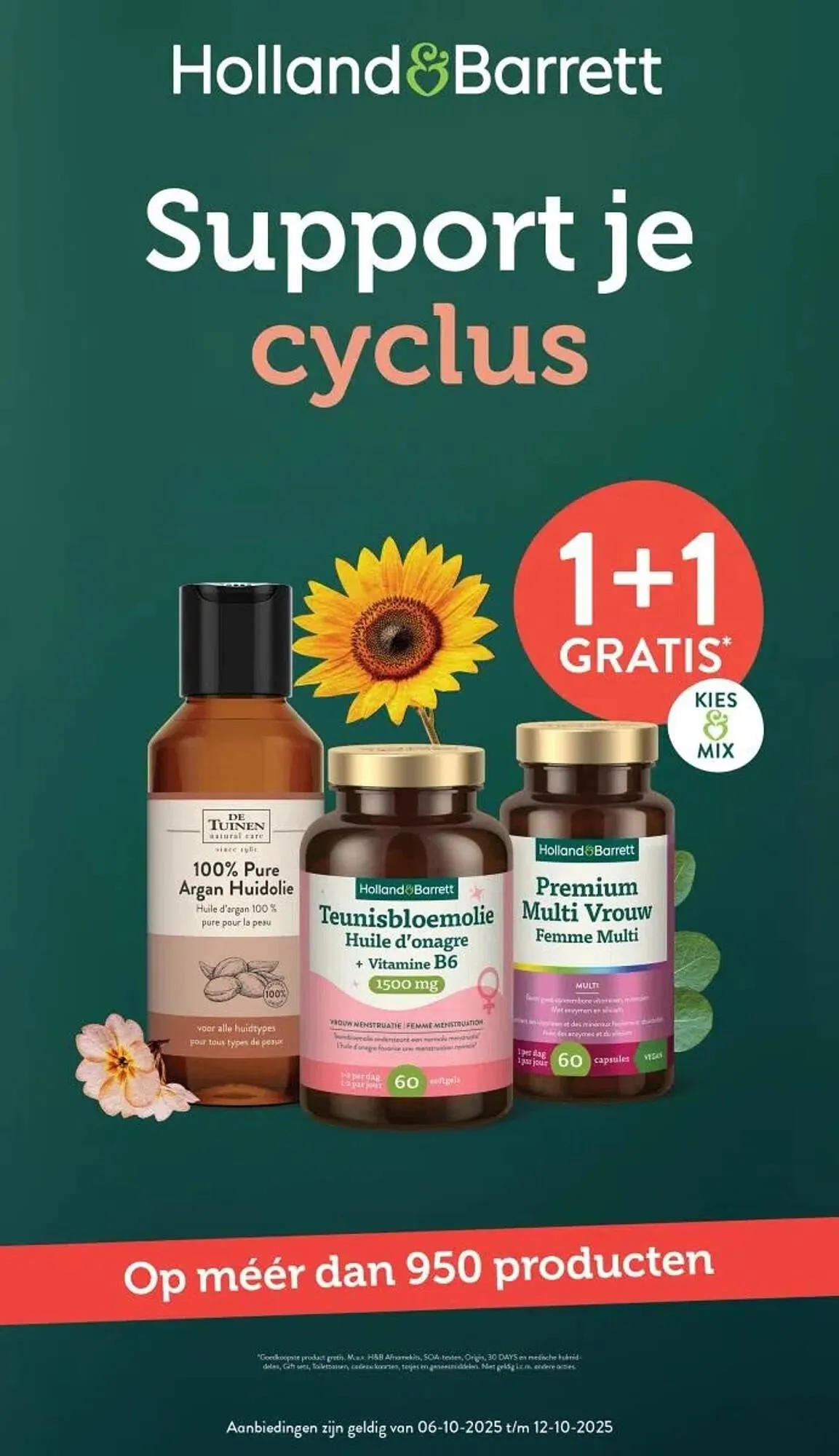 Holland & Barrett folder van 6 oktober tot 6 oktober 2025 - Folder pagina 1