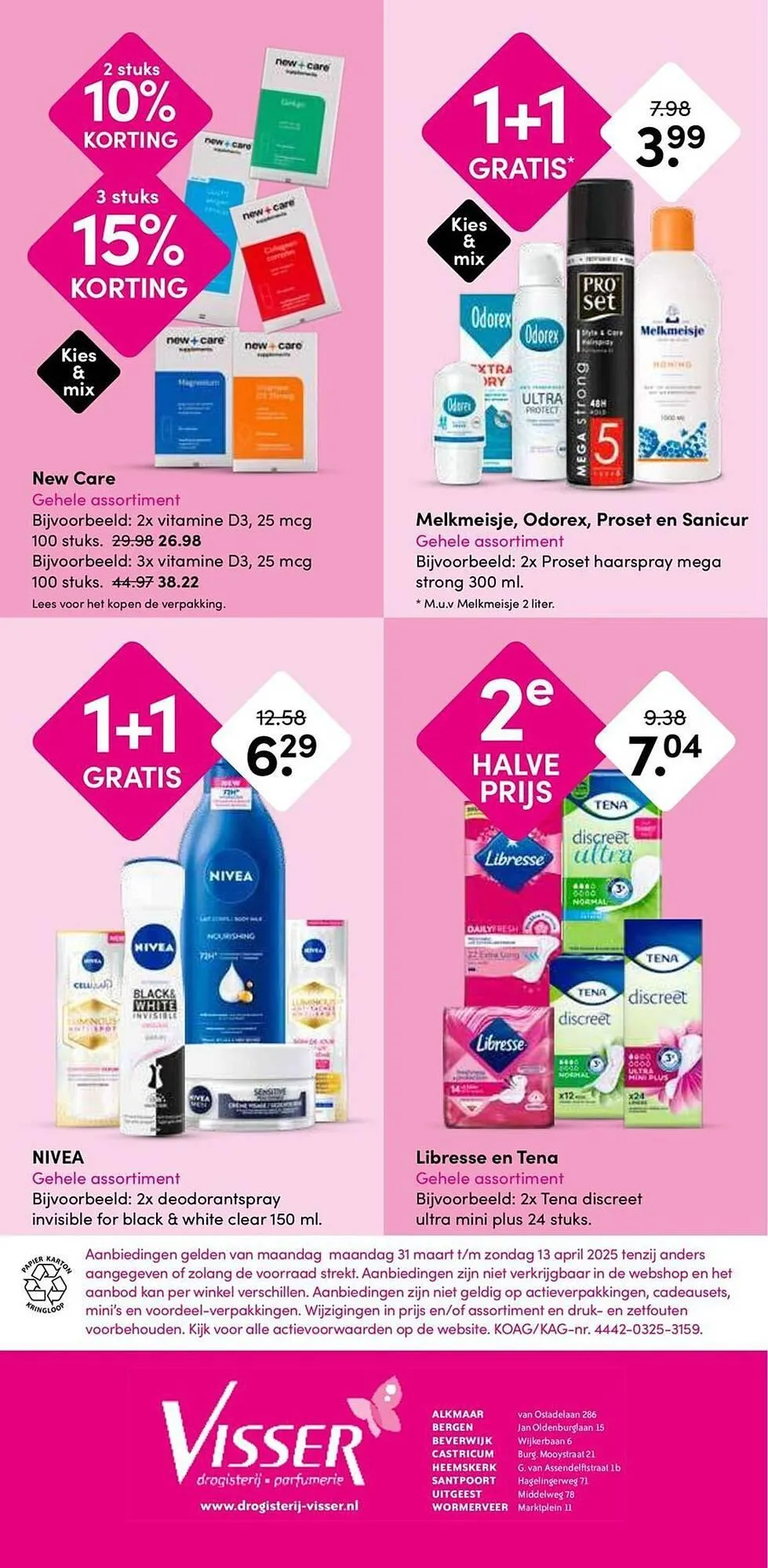 Drogisterij Visser folder van 31 maart tot 13 april 2025 - Folder pagina 12