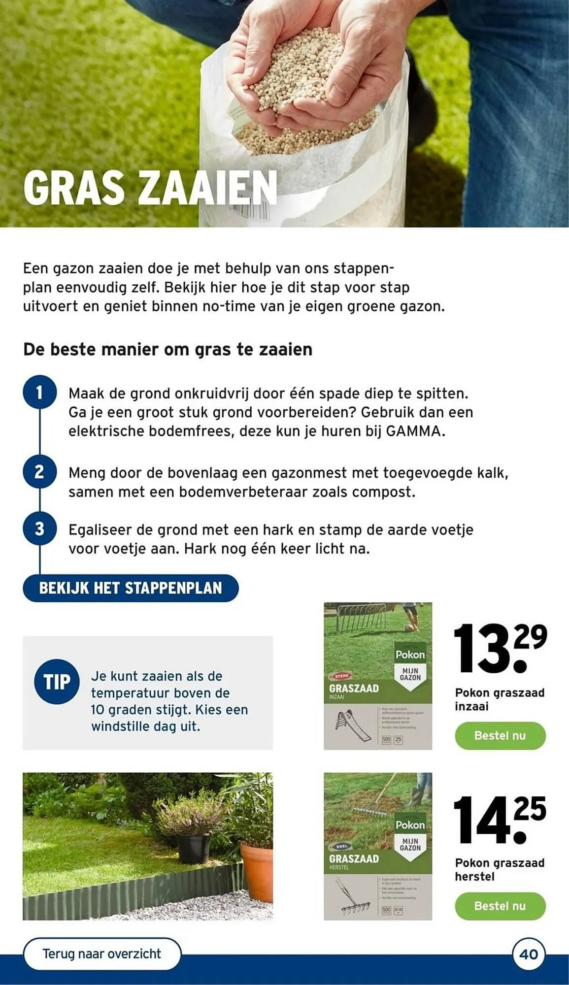 GAMMA tuinmagazine van 22 februari tot 23 februari 2024 - Folder pagina 40