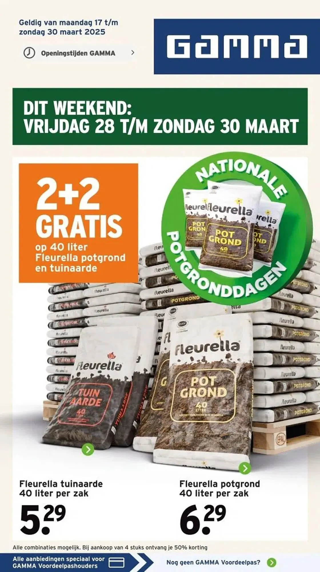 GAMMA folder van 28 maart tot 30 maart 2025 - Folder pagina 1