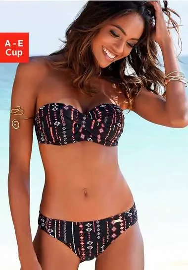 Buffalo Beugelbikini in bandeaumodel met afneembare bandjes