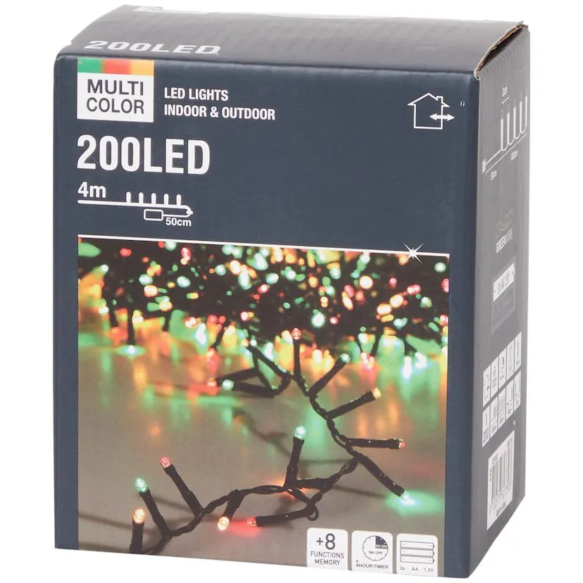 Multicolor kerstverlichting