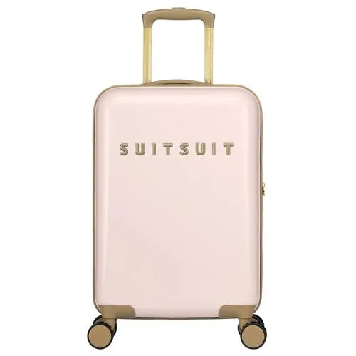 Harde Handbagage Koffer / Trolley / Reiskoffer 55x35x20 cm Fusion Pastelroze