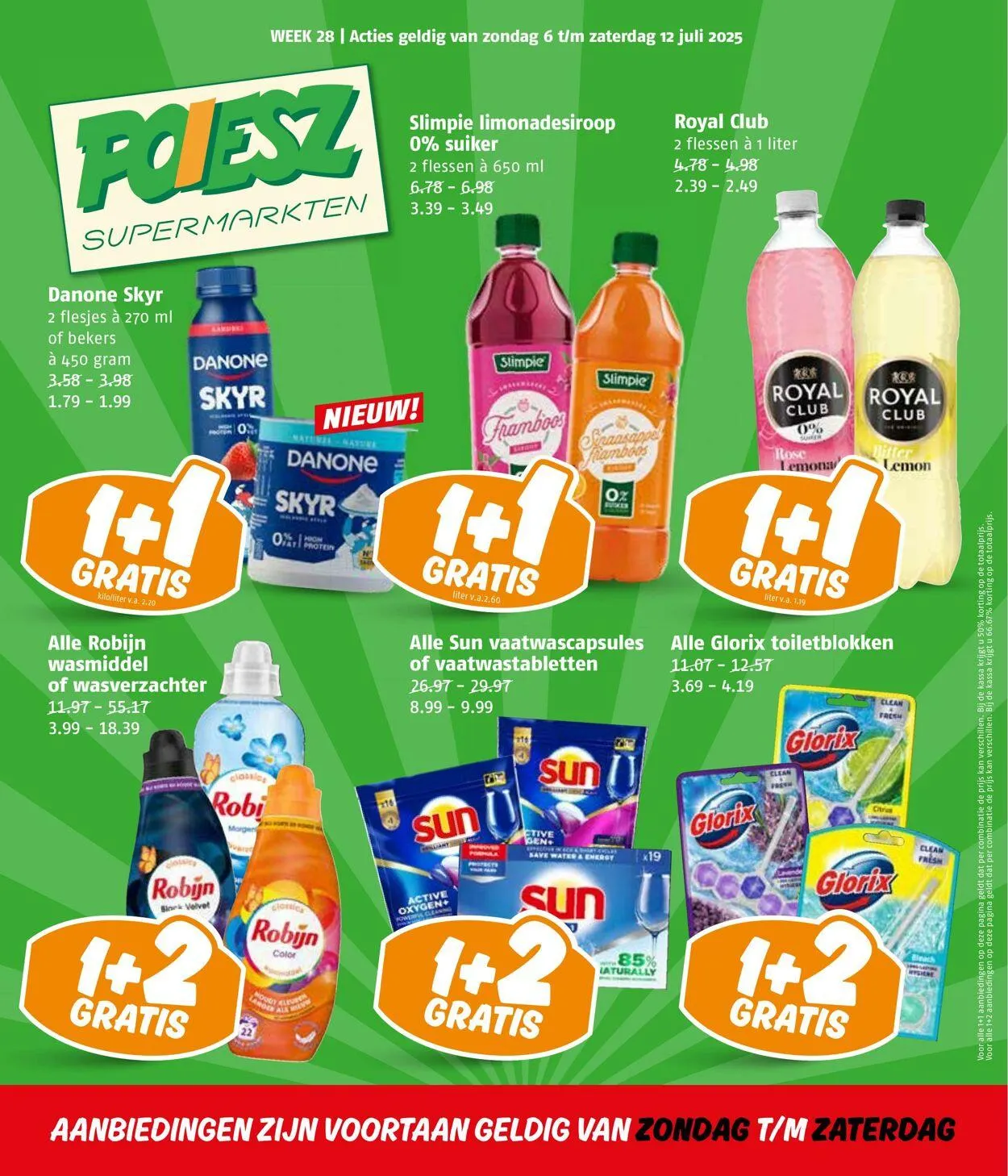 Poiesz Actuele folder van 7 juli tot 13 juli 2025 - Folder pagina 1