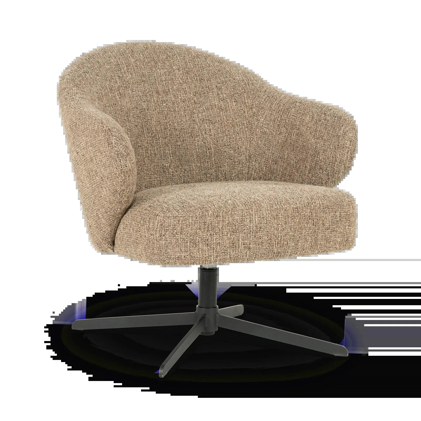 Draaifauteuil Conner - Donna Bruin