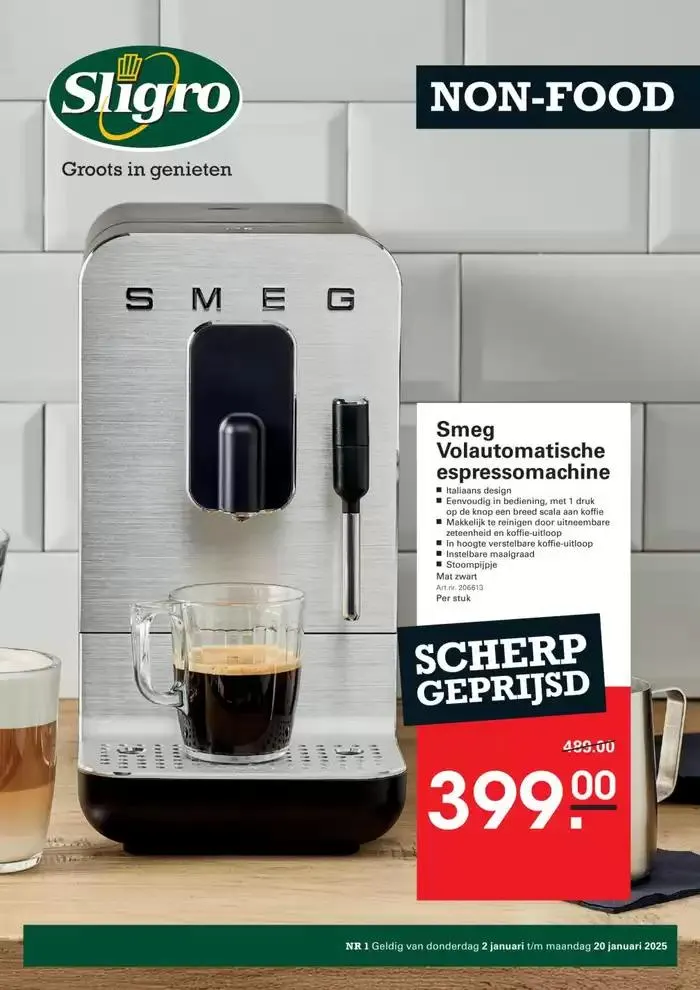 Topaanbiedingen voor alle koopjesjagers van 2 januari tot 20 januari 2025 - Folder pagina 1