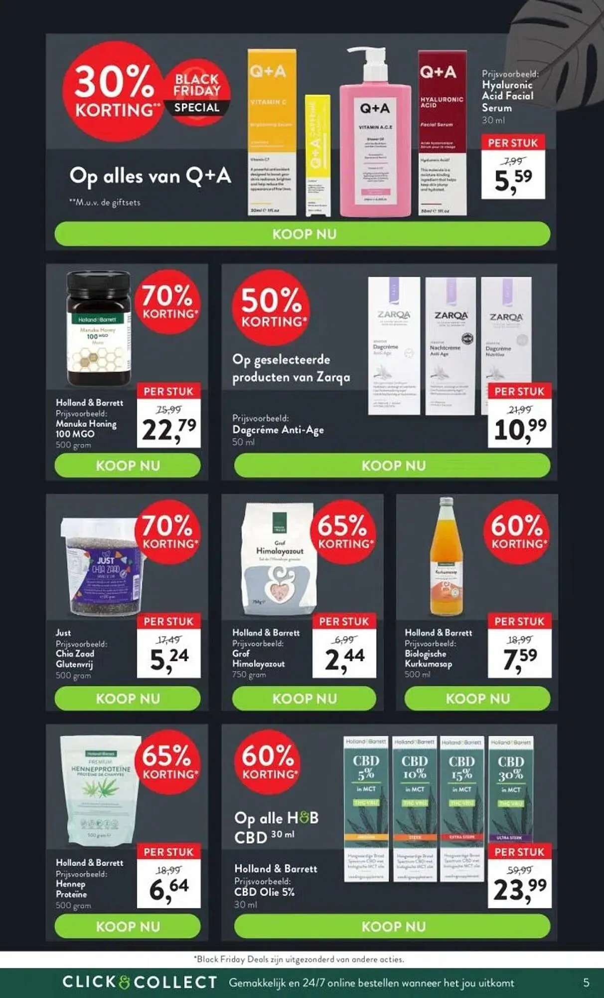 Holland & Barrett folder van 13 november tot 26 november 2023 - Folder pagina 5