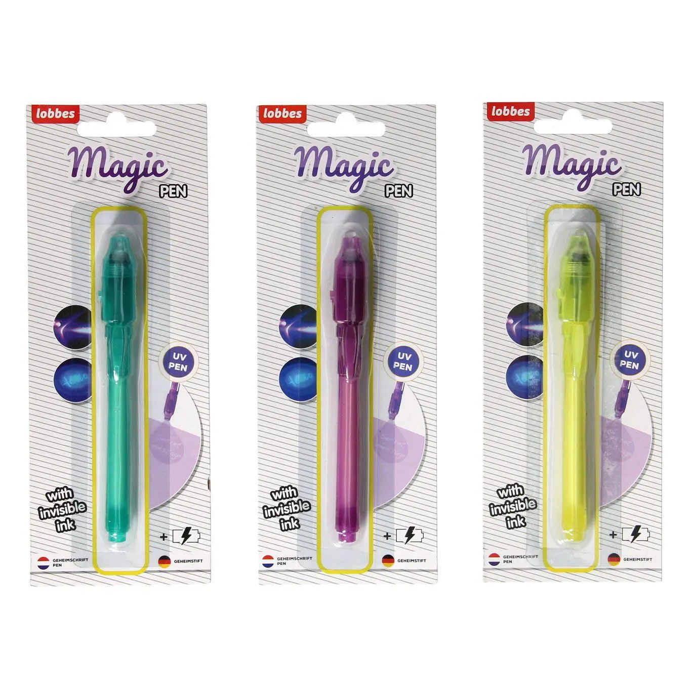 Lobbes Pen Geheimschrift met Licht