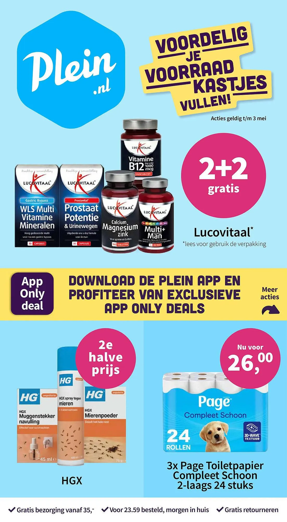 Plein.nl folder van 26 april tot 3 mei 2026 - Folder pagina 1