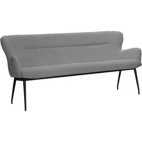 Eetkamerbank Lembo 190 cm grijs