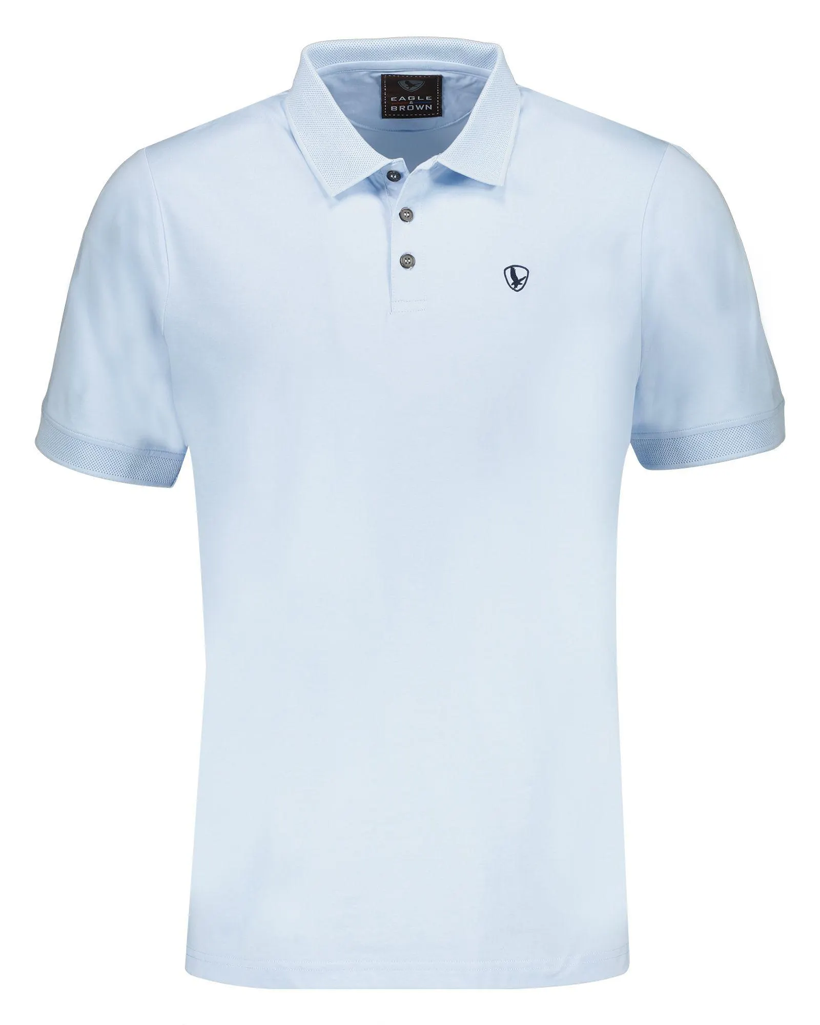 Polo Korte Mouw Lichtblauw