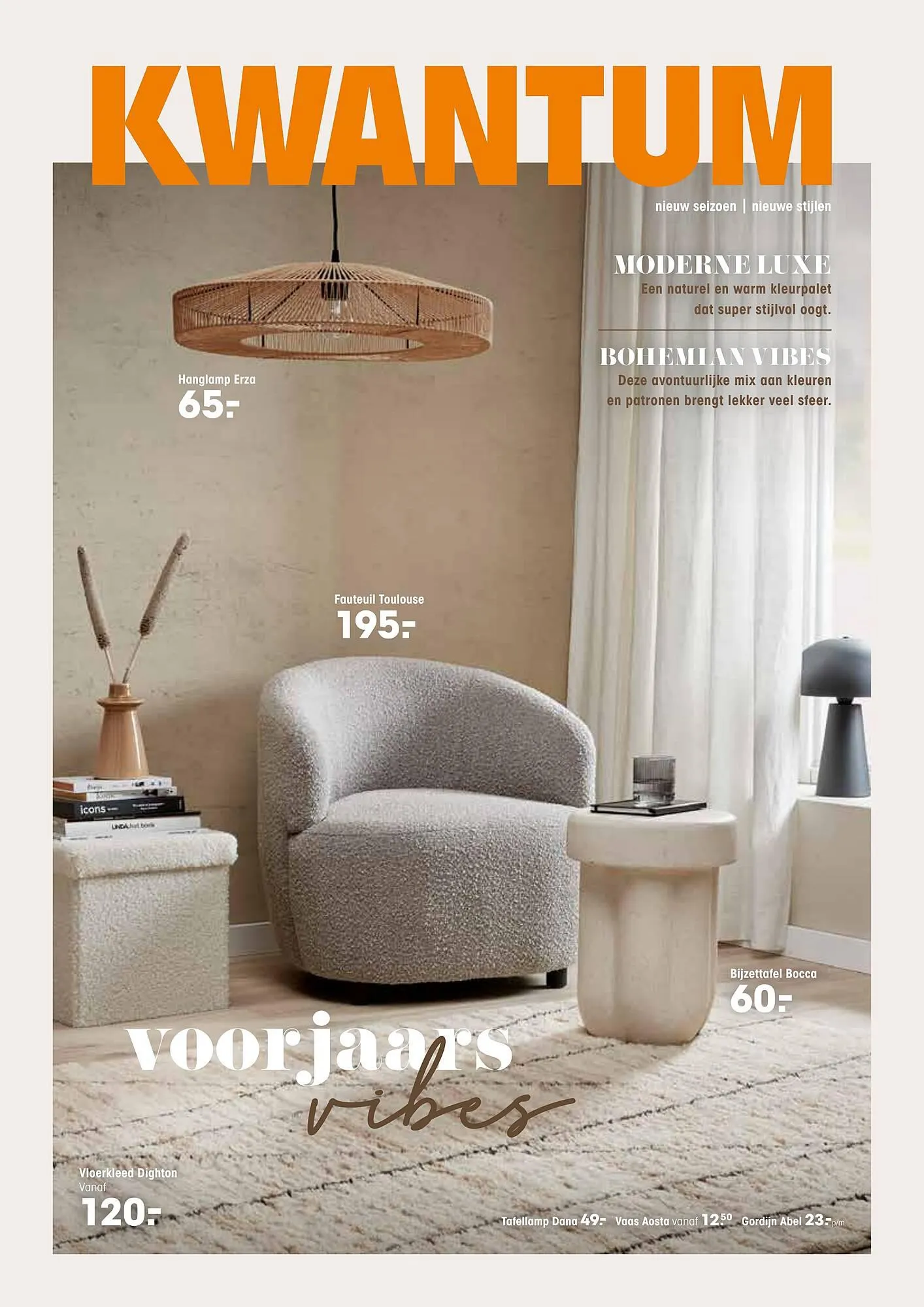 Kwantum magazine van 29 maart tot 16 juli 2023 - Folder pagina 1