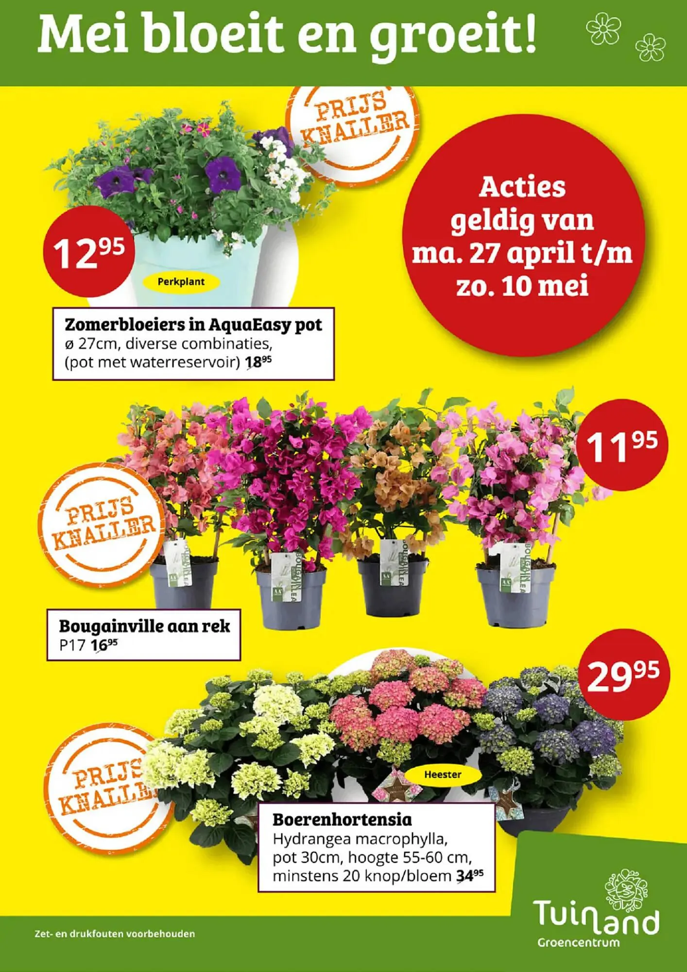 Tuinland folder van 27 april tot 10 mei 2026 - Folder pagina 1