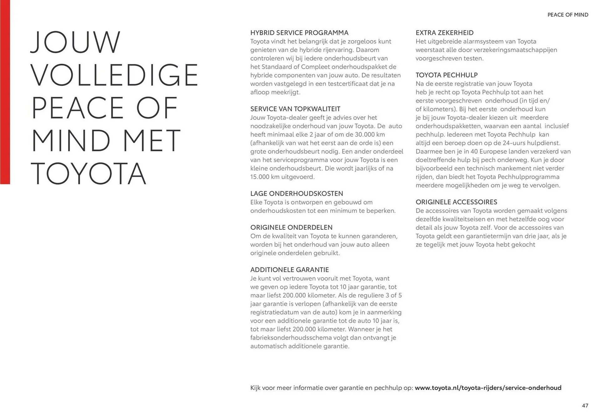 Toyota folder van 16 september tot 31 oktober 2025 - Folder pagina 47
