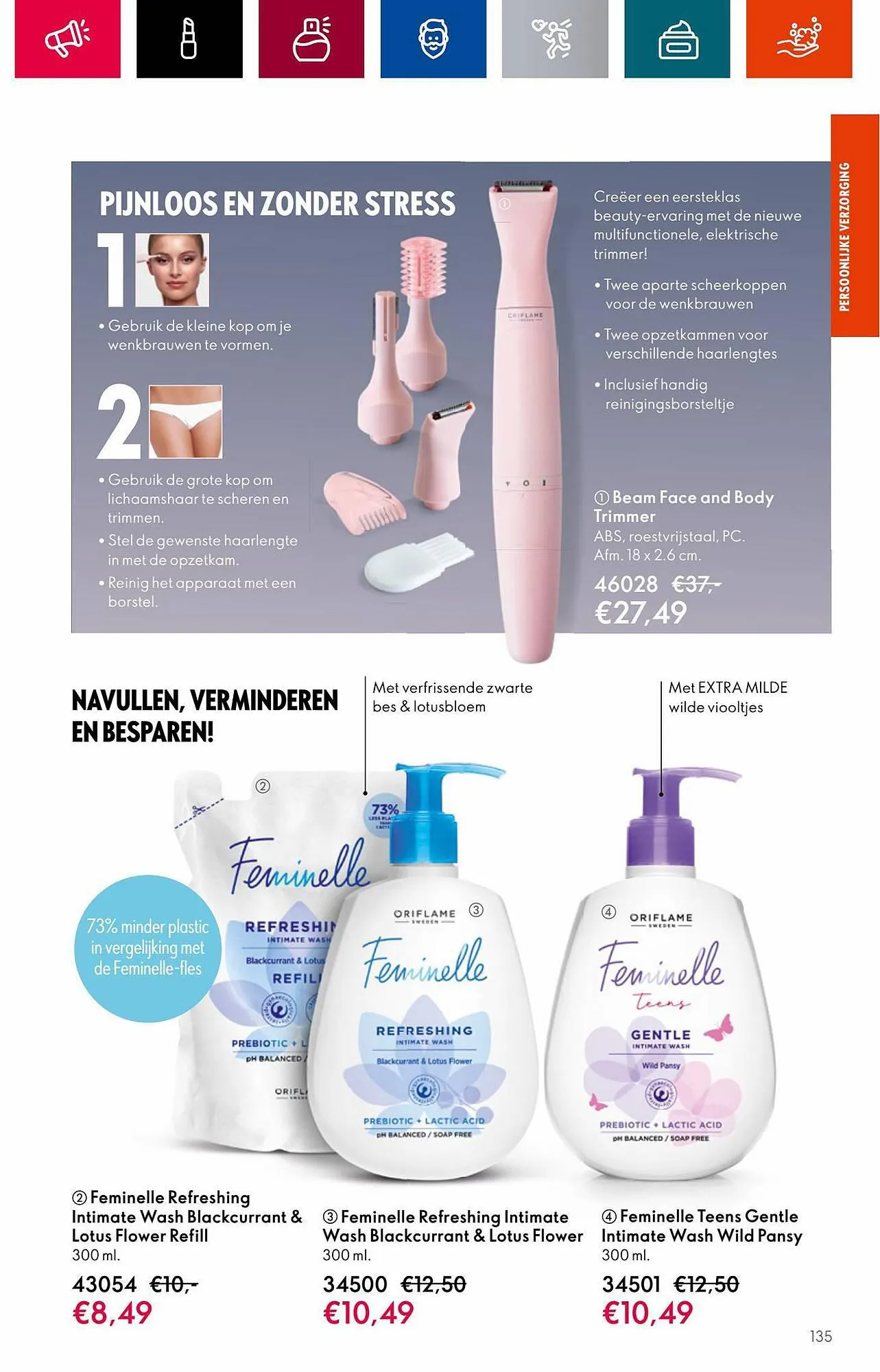 Oriflame folder van 18 juli tot 1 augustus 2023 - Folder pagina 135