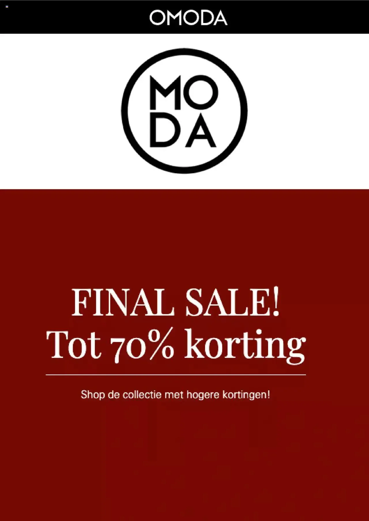 Omoda - Folder van 28 februari tot 31 december 2023 - Folder pagina 1