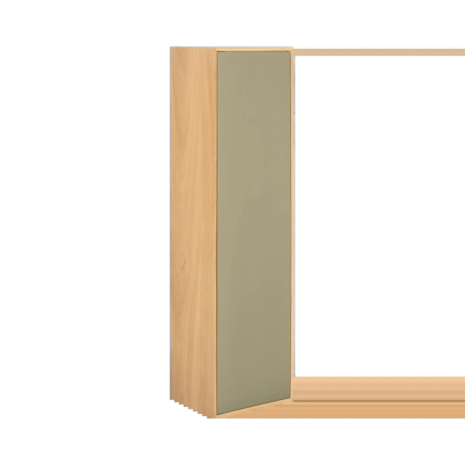 Hangkastje (deur) Loft - Moss Grey/Nature White