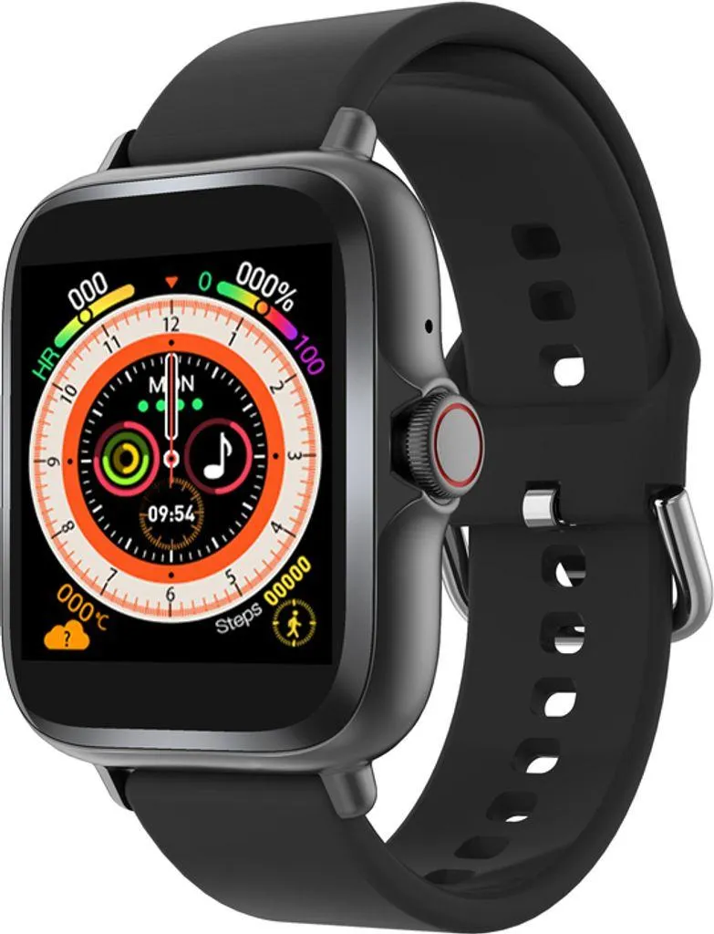 Denver Swc-156 Bt Fc Pa Os 1.3´´ Smartwatch Schwarz Schwarz One Size