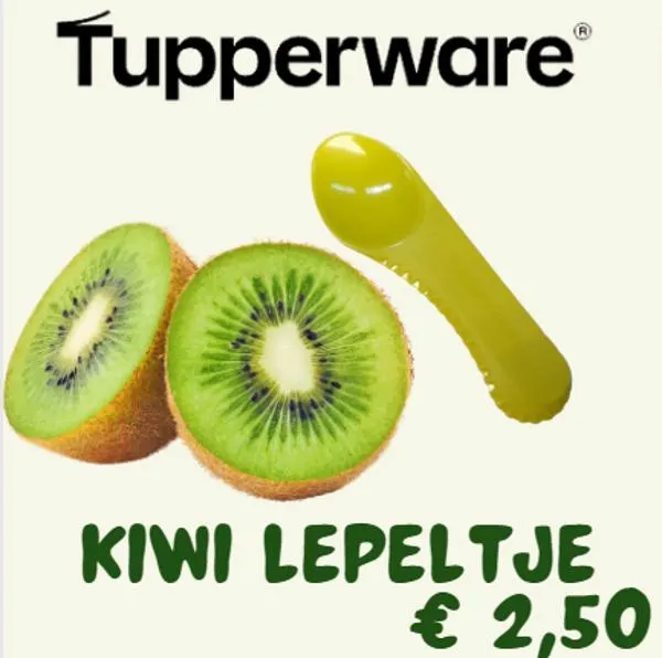 Tupperware kiwilepeltje